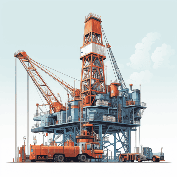 Workover Rig Illustration