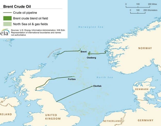 brent oilfields