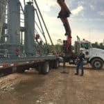 Crane solid desiccant dehydrator