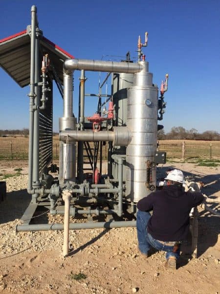 compressor fuel gas processing