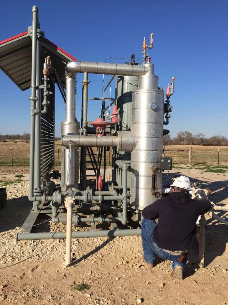 compressor fuel gas processing