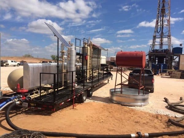 drilling rig fuel processing
