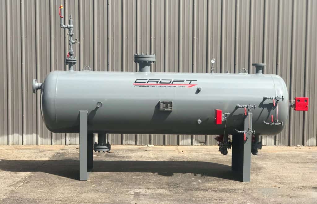 horizontal separator vessel