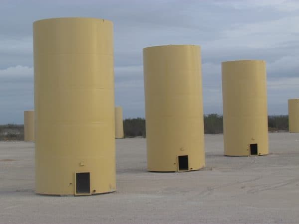 oil and gas storage tanks