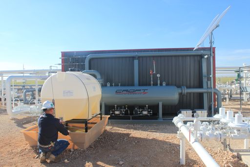 servicing a chemical injection system