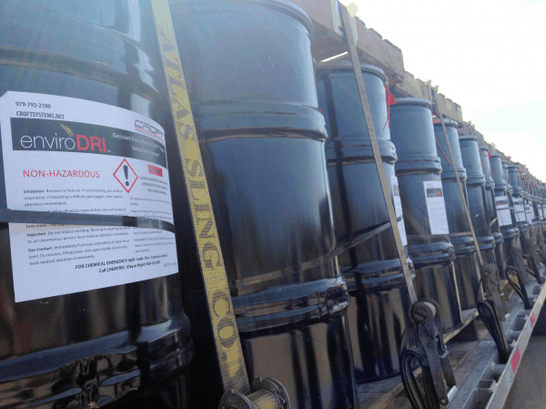 truck of enviroDRI desiccant=