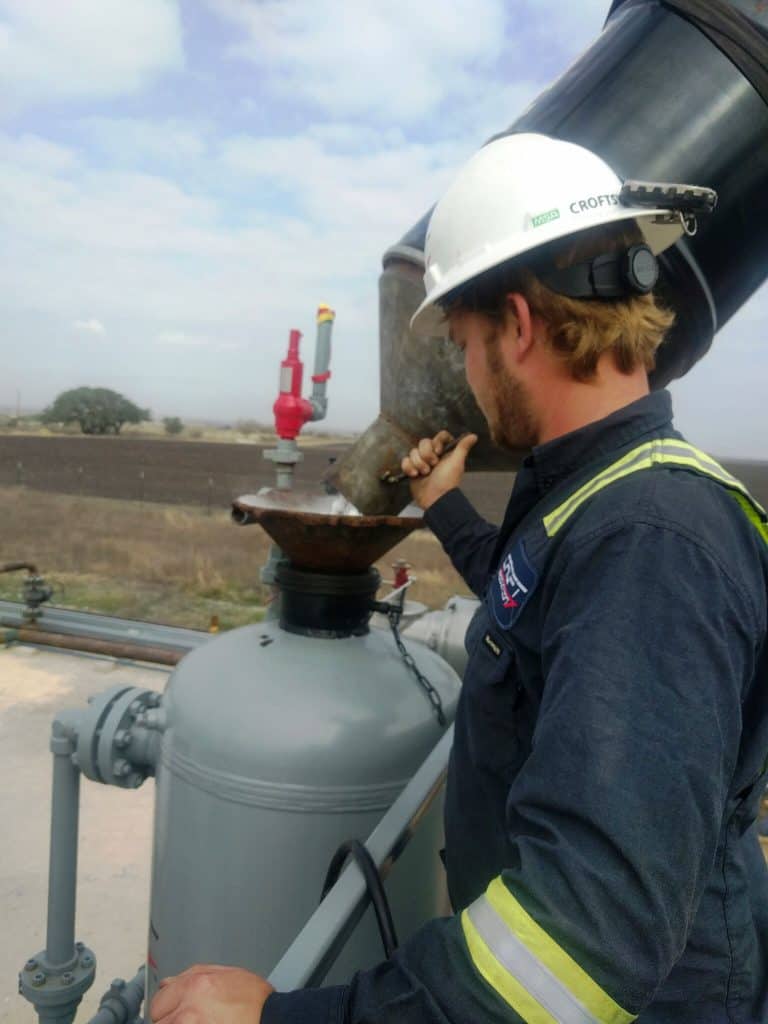 Filling a PDS unit with enviroDRI solid desiccant 