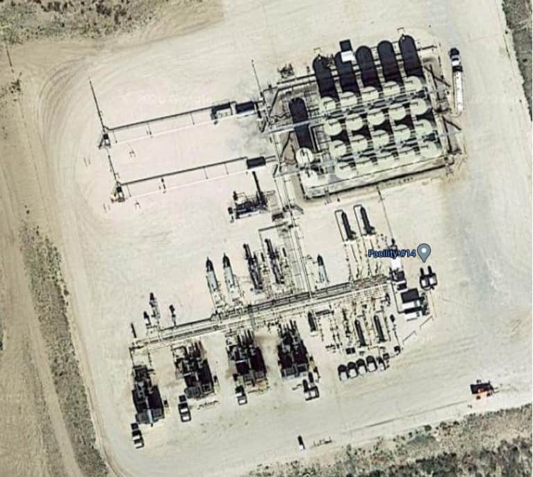 well site where CROFT JT Systems treat fuel gas for compressors 