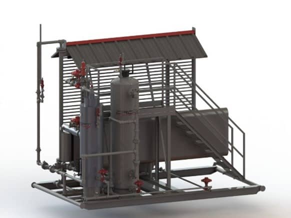CROFT Fuel Gas Conditioning System Rendering