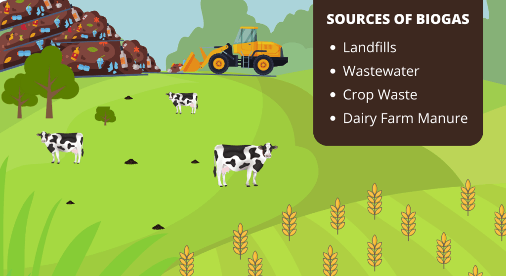 sources of biogas